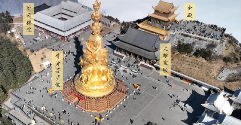 团队成员赴峨眉山金顶采集空地重建数据集