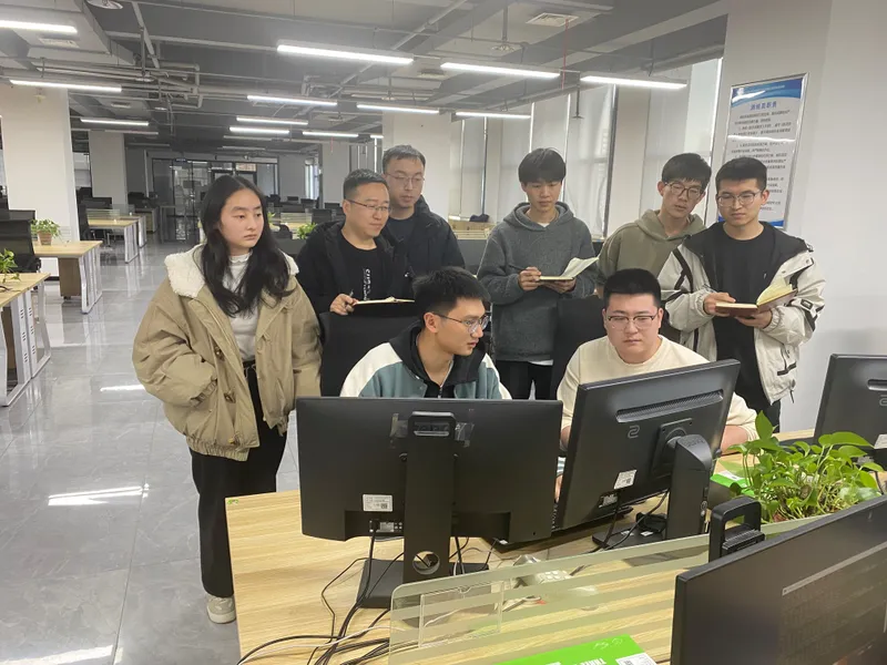 团队博士生赴西安航天宏图公司技术交流