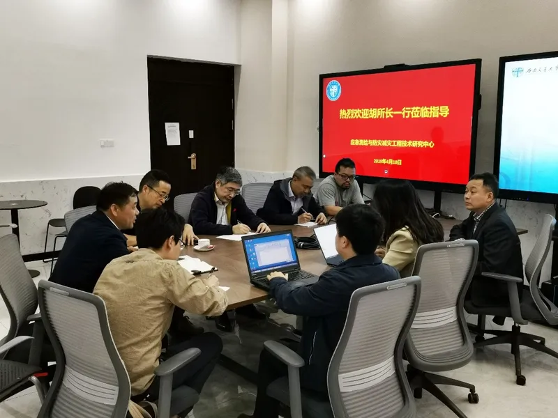 中国地质科学院探矿工艺研究所胡时友所长一行莅临我中心