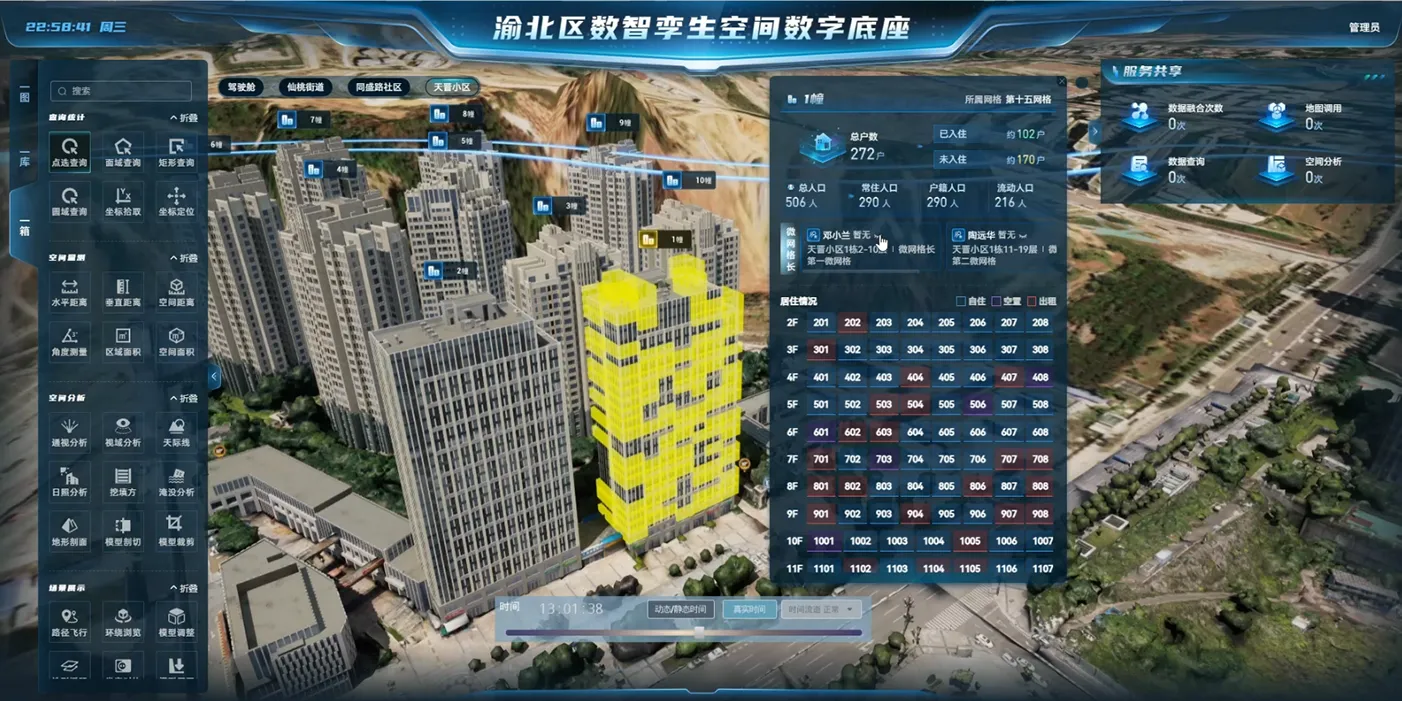 重庆渝北区数字底座