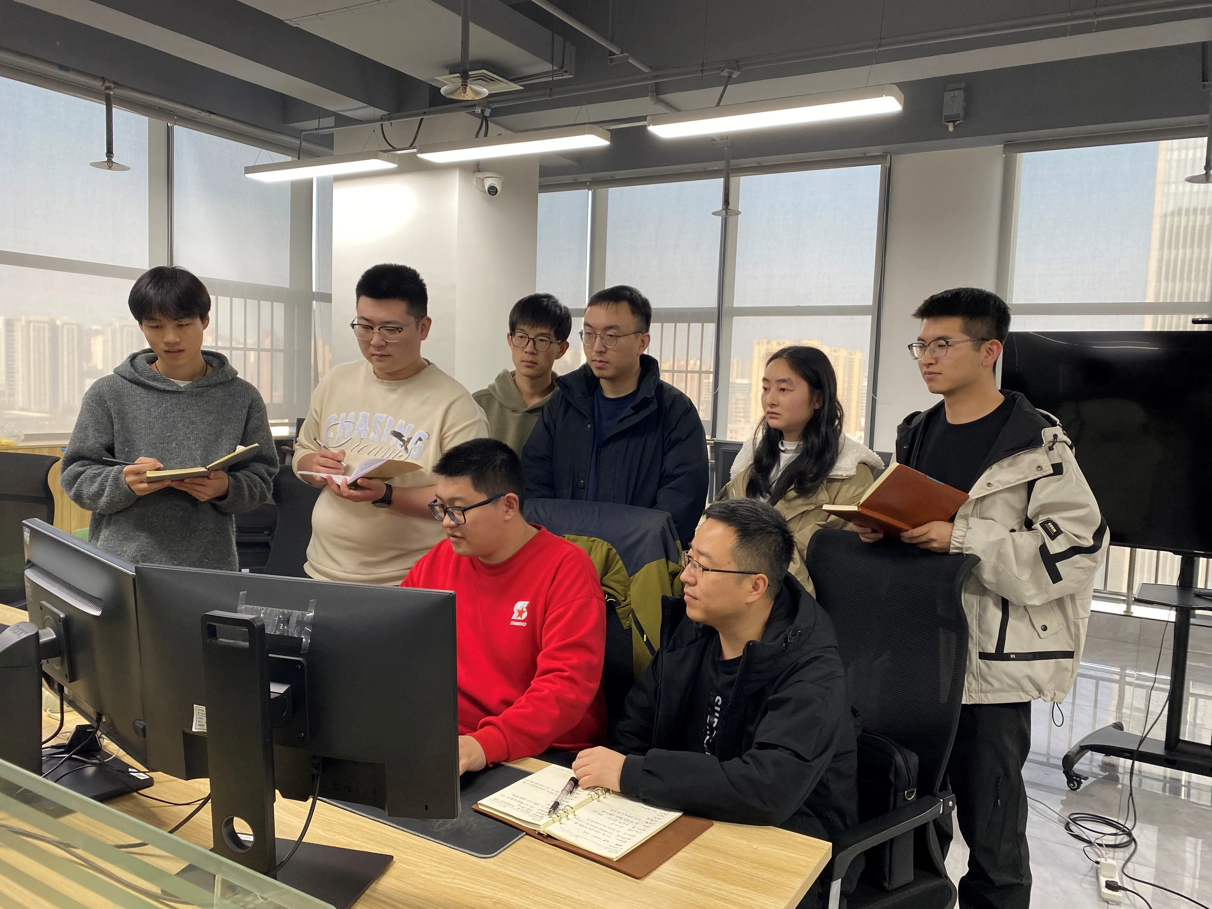 博士生马祎扬培训