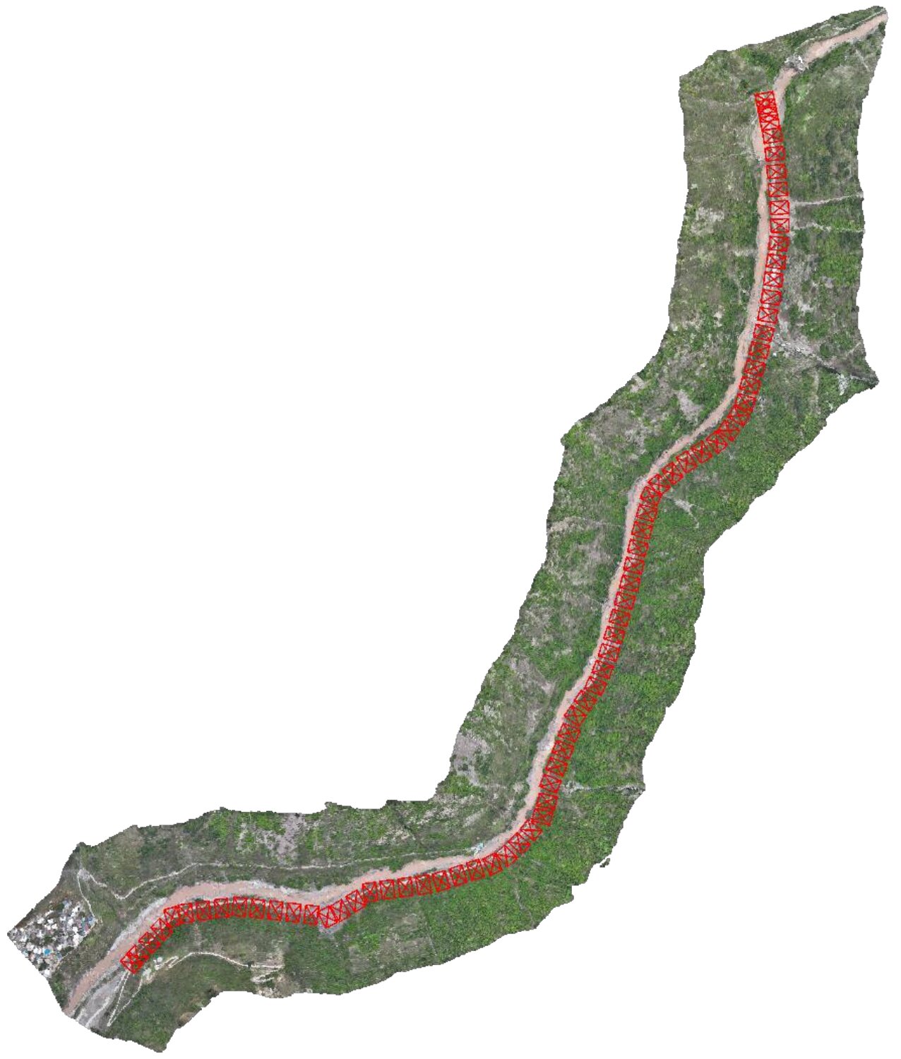 Terrain Dense Point Cloud