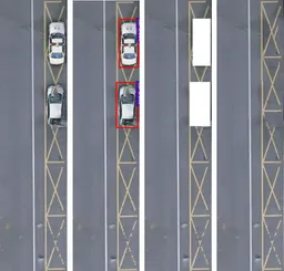 Structure-aware completion of photogrammetric meshes in urban road environment