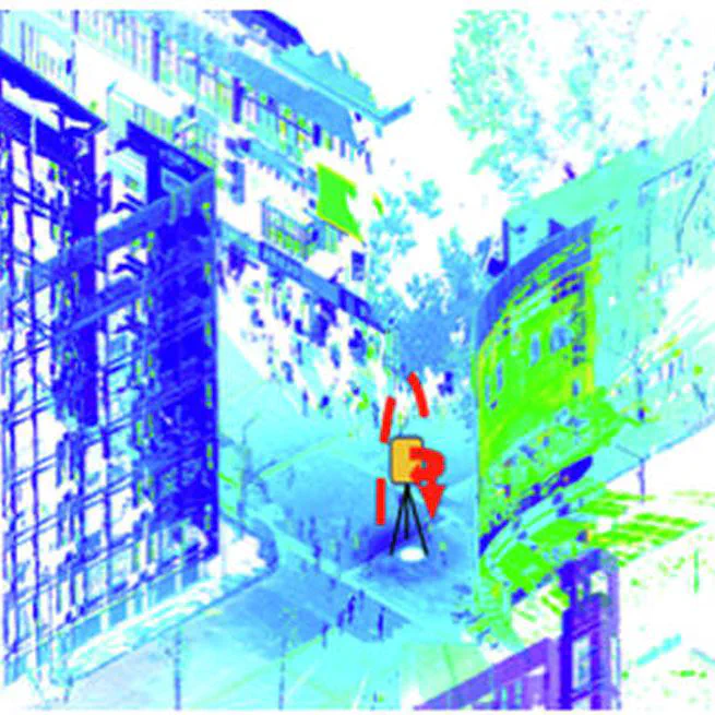 Semantic maps for cross-view relocalization of terrestrial to UAV point clouds